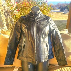 Harley-Davidson® Women's Layering System Cafe Racer Leather Jacket 98019-23VW